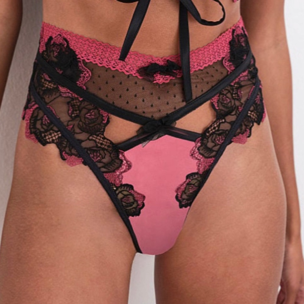 For Love & Lemons 🍋 Ivy High-Waist Cheeky Panty NWT